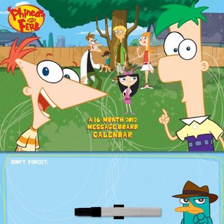 Read Online Phineas and Ferb 2012 Message Board Wall Calendar -  | PDF