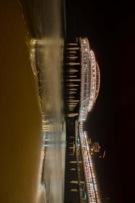 Download Scheveningen Pier at Night in the Netherlands: Blank 150 Page Lined Journal for Your Thoughts, Ideas, and Inspiration -  file in PDF