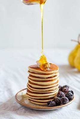 Full Download A Delicious Stack of Pancakes, Honey, and Blackberries Weekend Brunch Journal: 150 Page Lined Notebook/Diary -  | ePub