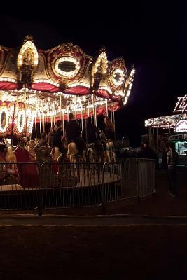 Full Download Journal Carousel Merry Go Round Amusement Park Lit Up at Night: (Notebook, Diary, Blank Book) -  file in PDF
