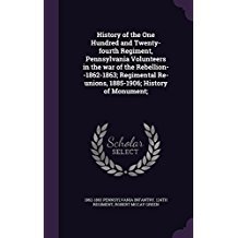 Read Online History of the One Hundred and Twenty-Fourth Regiment, Pennsylvania Volunteers in the War of the Rebellion--1862-1863; Regimental Re-Unions, 1885-1906; History of Monument; - Robert M. Green | ePub