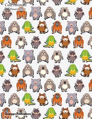 Full Download Cute Animals Daily Planner: Daily Spread 3 Months 90  Days Calendar Organizer Appointment Book to Do List, Cute Animals Animal Stickers Pattern Dp85undated Cover, 8.5x11 -  file in ePub