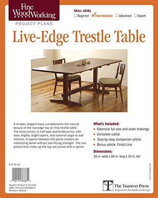 Full Download Fine Woodworking's Live-Edge Trestle Table Plan - Marcus Soto file in ePub