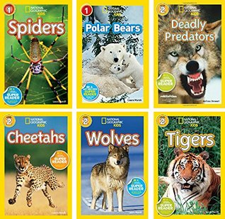 Download National Geographic Readers Tigers, Cheetahs, Polar Bears, Wolves, Spiders, Deadly Predators 6 pack - National Geographic Staff file in ePub