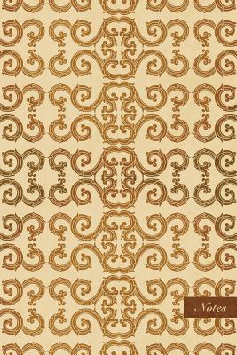 Read Online Notes: 6x9 Ruled Lined Notebook - Spiral Curve Cross Frame Chain Kaleidoscope - Retro Brown Worn Out Vintage Seamless Pattern Cover. Matte Softcover and Cream Interior Papers. -  file in PDF