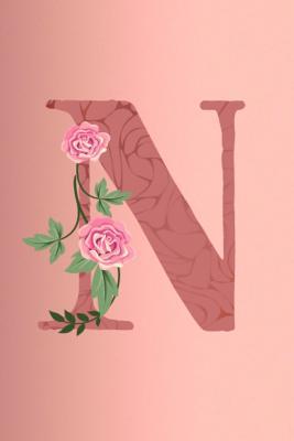 Download N: Letter N Monogram Initials Rose Flowers Floral Notebook & Journal - Dream Darling Journals | ePub