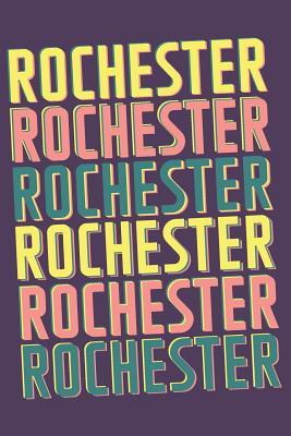 Download Rochester Notebook: Lined Notebook - Vintage Typography of Rochester City - Great For Writing Notes From Your Travels or as a Gift for Someone Who Loves or Lives in Rochester -  file in ePub