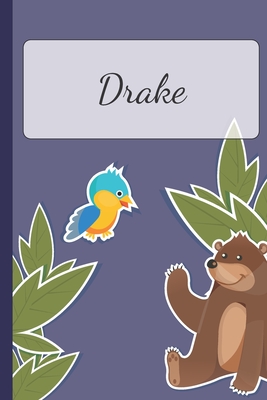 Full Download Drake: Personalized Notebooks - Sketchbook for Kids with Name Tag - Drawing for Beginners with 110 Dot Grid Pages - 6x9 / A5 size Name Notebook - Perfect as a Personal Gift - Planner and Journal for kids -  file in PDF