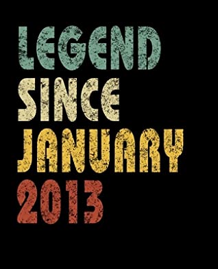 Read Legend Since January 2013: Retro Birthday Gift Notebook With Lined College Ruled Paper. Funny Quote Sayings Back To School 7.5 x 9.25 Notepad Journal For Taking Notes For Boys & Girls For People Born In January 2013. -  file in PDF